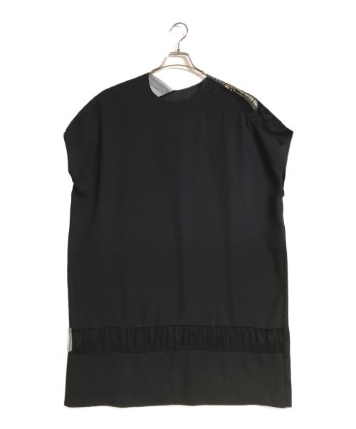 Maison Margiela（メゾンマルジェラ）Maison Margiela (メゾンマルジェラ) Trasparent Detail Dress ブラック サイズ:36の古着・服飾アイテム