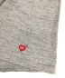中古・古着 HUMAN MADE (ヒューマンメイド) ハート刺繍ポケットTシャツ グレー サイズ:L：7000円
