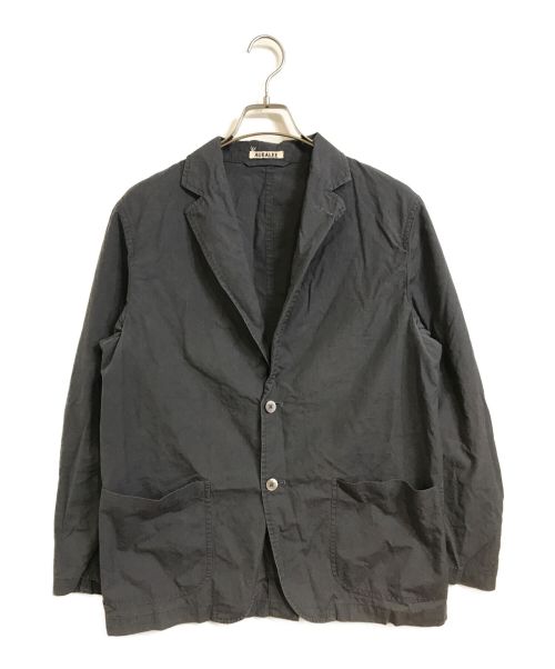 AURALEE（オーラリー）AURALEE (オーラリー) ウォッシュドフィンクスリップストップジャケット グレー サイズ:4の古着・服飾アイテム