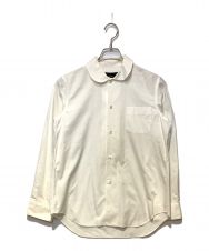 tricot COMME des GARCONS (トリココムデギャルソン) ラウンドカラーシャツ ホワイト サイズ:M