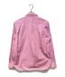 COMME des GARCONS HOMME PLUS (コムデギャルソンオムプリュス) ストライプシャツ ピンク×ホワイト サイズ:M：7000円