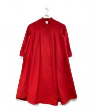 JENNE (ジェンヌ) 日本製クラシックフレアコート レッド サイズ:S
