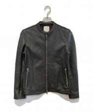 UNITED TOKYO (ユナイテッドトーキョー) シングルライダースジャケット ブラック サイズ:1