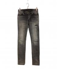 Saint Laurent Paris (サンローランパリ) スキニーデニムパンツ ブラック サイズ:28