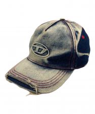 DIESEL (ディーゼル) C-SEYMONデニムベースボールキャップ インディゴ サイズ:2