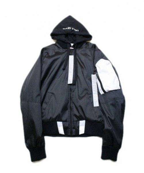 中古 古着通販 Ueg ユーイージー Machine Hooded Ma 1 ブラック ホワイト サイズ 表記m ブランド 古着通販 トレファク公式 Trefac Fashion