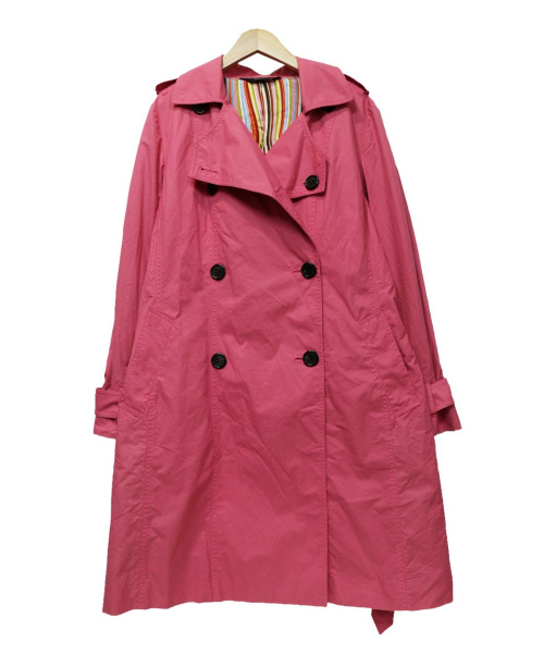中古 古着通販 Black Label Paul Smith ブラックレーベル ポールスミス トレンチコート ピンク サイズ 44 ブランド 古着通販 トレファク公式 Trefac Fashion