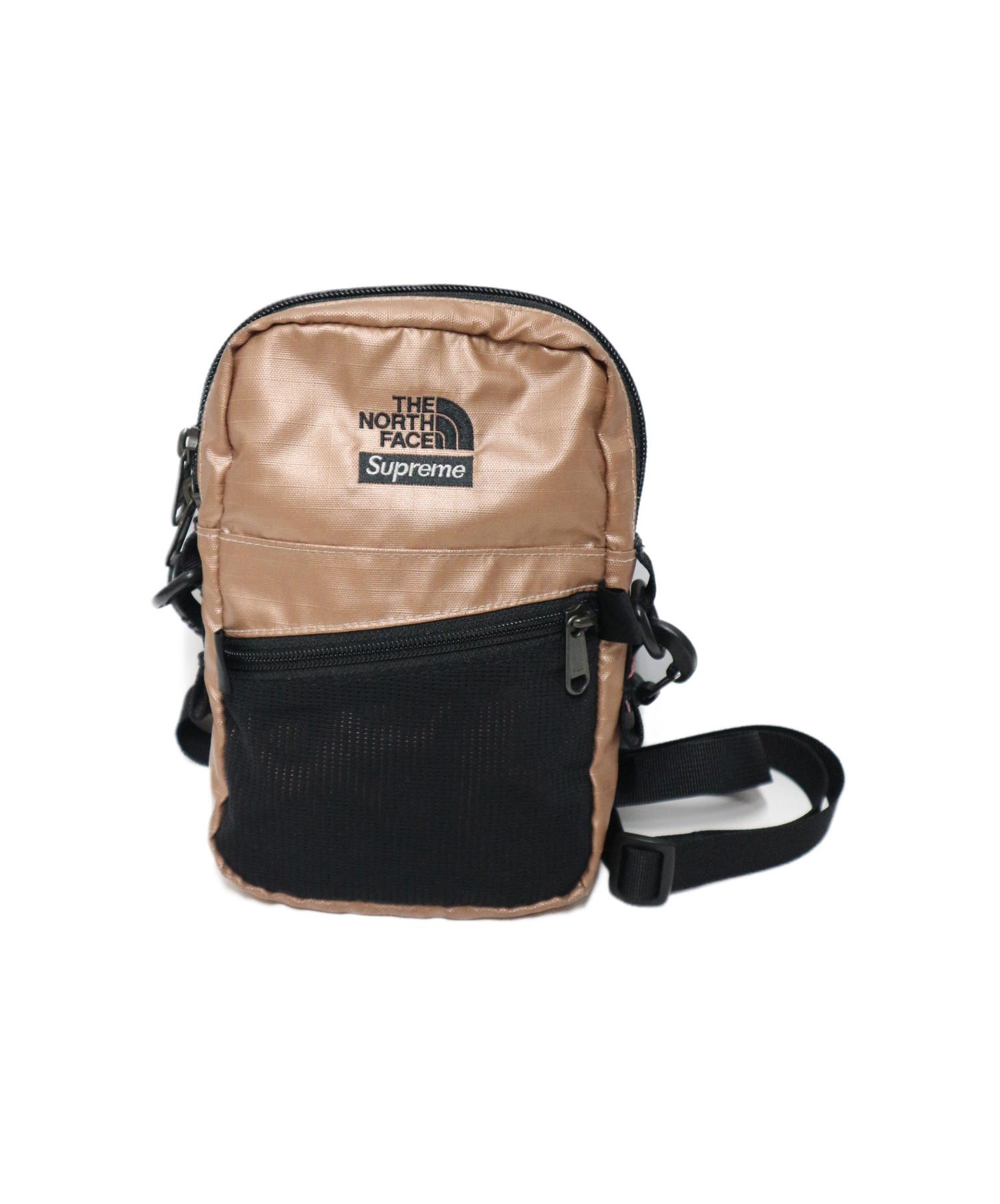 supreme the north face metallic shoulder bag