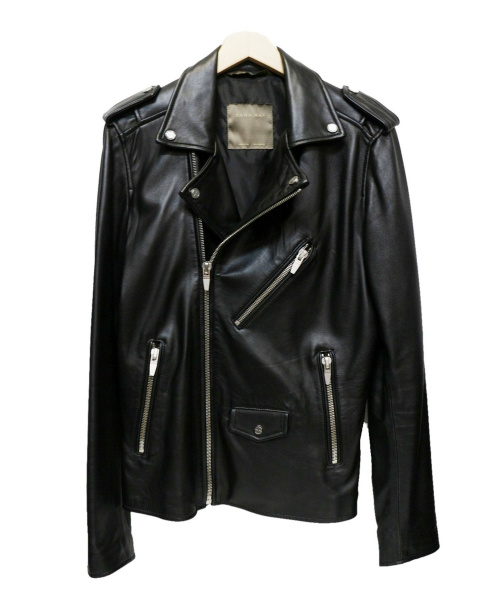 中古 古着通販 Zara ザラ レザージャケット ブラック サイズ 38 ブランド 古着通販 トレファク公式 Trefac Fashion