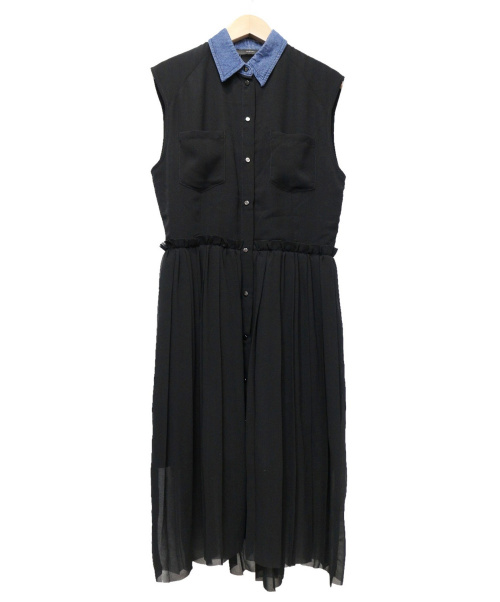 中古 古着通販 Diesel ディーゼル 切替ワンピース ブラック サイズ Xs ブランド 古着通販 トレファク公式 Trefac Fashion