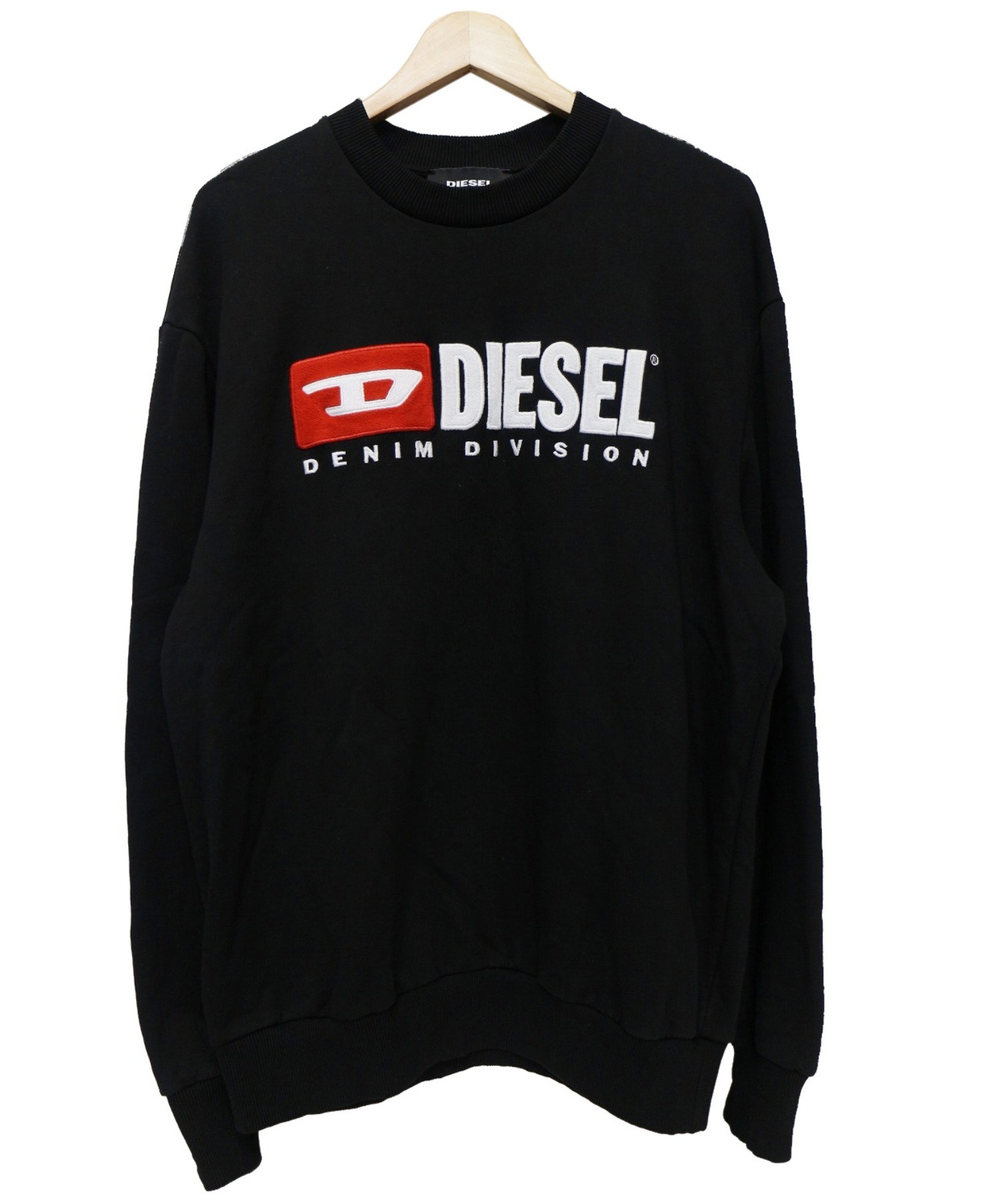 中古 古着通販 Diesel ディーゼル ロゴスウェット ブラック サイズ M ブランド 古着通販 トレファク公式 Trefac Fashion