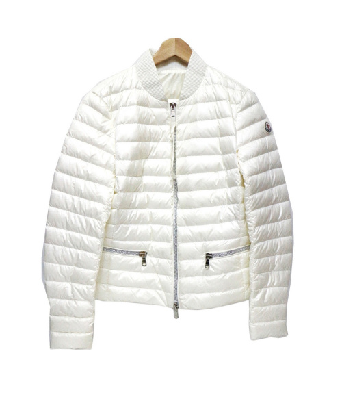MONCLER（モンクレール）MONCLER (モンクレール) ダウンジャケット ホワイト サイズ:4の古着・服飾アイテム