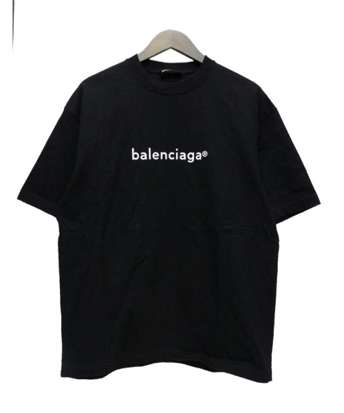 BALENCIAGA（バレンシアガ）BALENCIAGA (バレンシアガ) ロゴプリントTシャツ ブラック サイズ:XSの古着・服飾アイテム