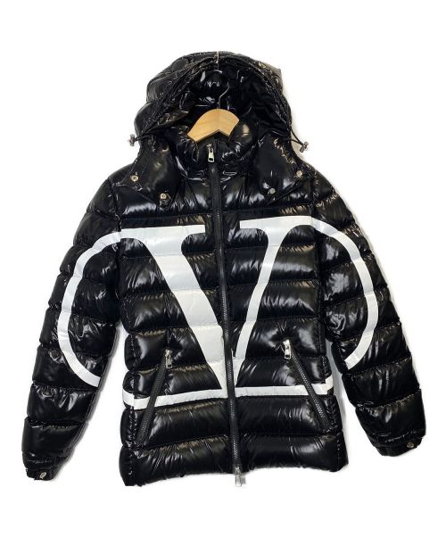 VALENTINO（ヴァレンティノ）VALENTINO×MONCLER (ヴァレンチノ×モンクレール) ダウンジャケット ブラック サイズ:40の古着・服飾アイテム