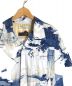 Sun Surf×葛飾北斎 (サンサーフ カツシカホクサイ) オープンカラーシャツ ブルー サイズ:Ⅼ：15800円