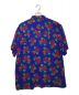ノーブランド (ノーブランド) オールド花柄サイケS/Sシャツ ブルー サイズ:表記なし(実寸サイズをご参照下さい)：2980円