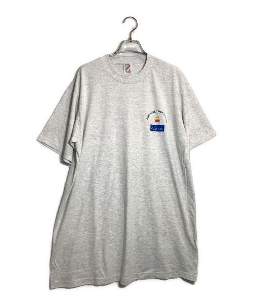 JERZEES（ジャージーズ）JERZEES (ジャージーズ) 企業ロゴtシャツ グレー サイズ:Lの古着・服飾アイテム