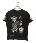 GIVENCHYジバンシィ）の古着「SCHEMATICSプリント ロゴ Tシャツ」｜ブラック