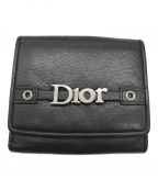 Christian Dior（）の古着「3つ折り財布」｜ブラック