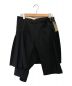 BLACK COMME des GARCONS（ブラックコムデギャルソン）の古着「スカート付き製品染ハーフパンツ」｜ブラック
