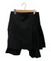 BLACK COMME des GARCONS (ブラックコムデギャルソン) スカート付き製品染ハーフパンツ ブラック サイズ:L：8800円