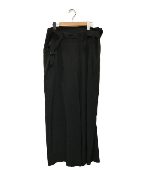 LIMI feu（リミフゥ）LIMI feu (リミフゥ) Ta/Pe Decyne Tuck Wide Pants ブラック サイズ:2の古着・服飾アイテム