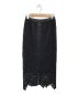 ADORE (アドーア) フラワーコードレーススカート ブラック サイズ:36：7800円