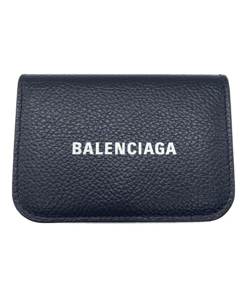 BALENCIAGA（バレンシアガ）BALENCIAGA (バレンシアガ) 3つ折り財布 ネイビーの古着・服飾アイテム