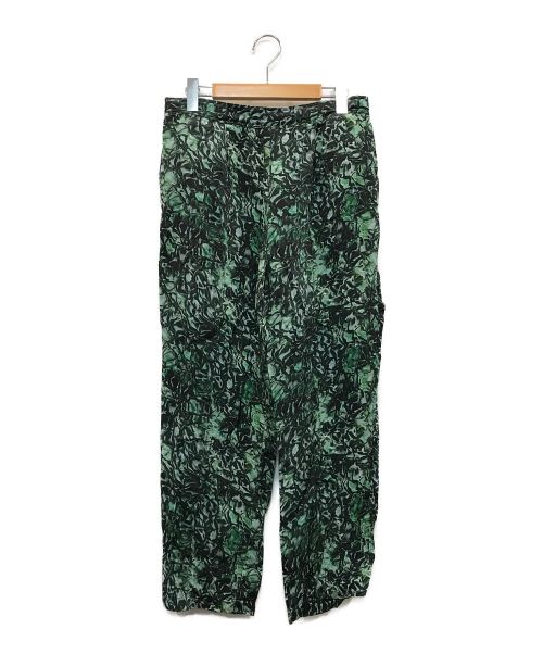 TOGA PULLA（トーガ プルラ）TOGA PULLA (トーガ プルラ) Inner print pants（インナープリントパンツ） グリーン サイズ:SIZE 36の古着・服飾アイテム