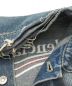 中古・古着 BALENCIAGA (バレンシアガ) Denim Embroidered Jacket ブルー サイズ:48：34800円