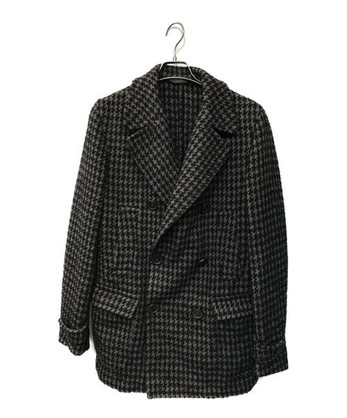 L.B.M.1911（エルビーエム1911）L.B.M.1911 (ルビアム1911) 千鳥格子ウールジャケット ブラック サイズ:Lの古着・服飾アイテム