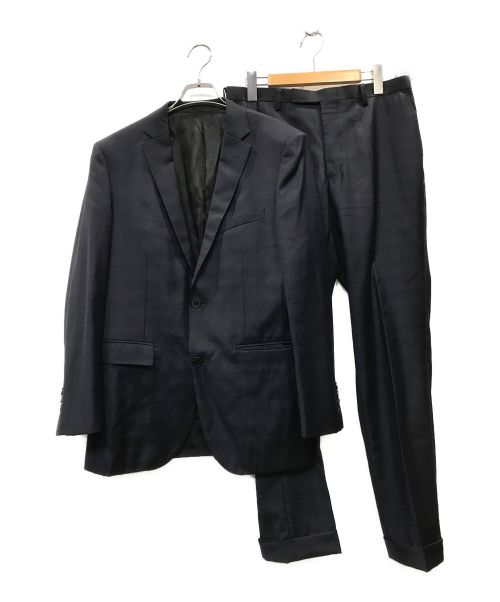 BLACK LABEL CRESTBRIDGE（ブラックレーベル クレストブリッジ）BLACK LABEL CRESTBRIDGE (ブラックレーベル クレストブリッジ) セットアップチェックスーツ ネイビー サイズ:SIZE170の古着・服飾アイテム