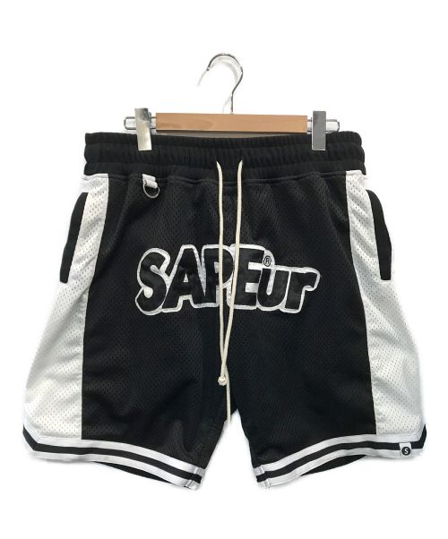SAPEur（サプール）SAPEur (サプール) UNIFORM BASKET SHORTS ブラック サイズ:XXLの古着・服飾アイテム