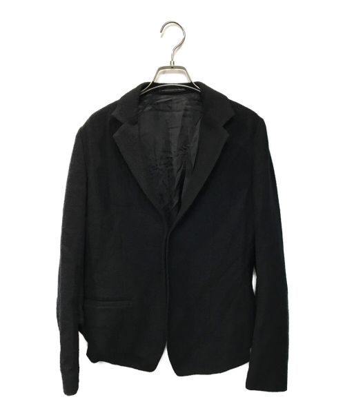Y's（ワイズ）Y's (ワイズ) ウール起毛変形テーラードジャケット ブラック サイズ:2の古着・服飾アイテム