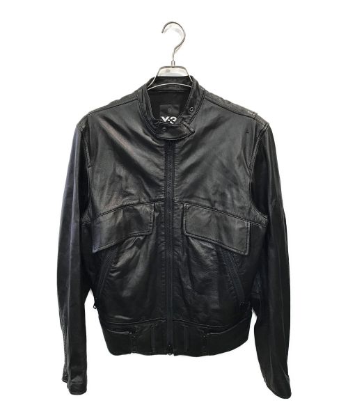 Y-3（ワイスリー）Y-3 (ワイスリー) シングルライダースジャケット ブラック サイズ:XSの古着・服飾アイテム