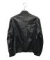 Y-3 (ワイスリー) シングルライダースジャケット ブラック サイズ:XS：22800円