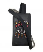 KENZOケンゾー）の古着「Eye iphone Chain smartphone holder」｜ブラック