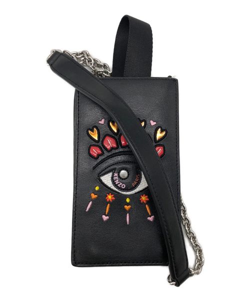 KENZO（ケンゾー）KENZO (ケンゾー) Eye iphone Chain smartphone holder ブラックの古着・服飾アイテム