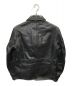 RRL (ダブルアールエル) Leather Carcoat ブラック サイズ:XS：128000円