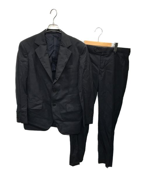 J.PRESS（ジェイプレス）J.PRESS (ジェイプレス) マイクロハウンドトゥーススーツ ネイビー サイズ:Lの古着・服飾アイテム