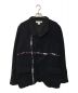 COMME des GARCONS SHIRT（コムデギャルソンシャツ）の古着「プレーンブロードクロスウールジャケット」｜ネイビー