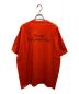 FORTY PERCENT AGAINST RIGHTS (フォーティー パーセント アゲインスト ライツ) ロゴプリントTシャツ オレンジ サイズ:XL：7800円