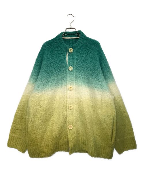 sacai（サカイ）sacai (サカイ) Tie Dye Knit Cardigan グリーン サイズ:3の古着・服飾アイテム