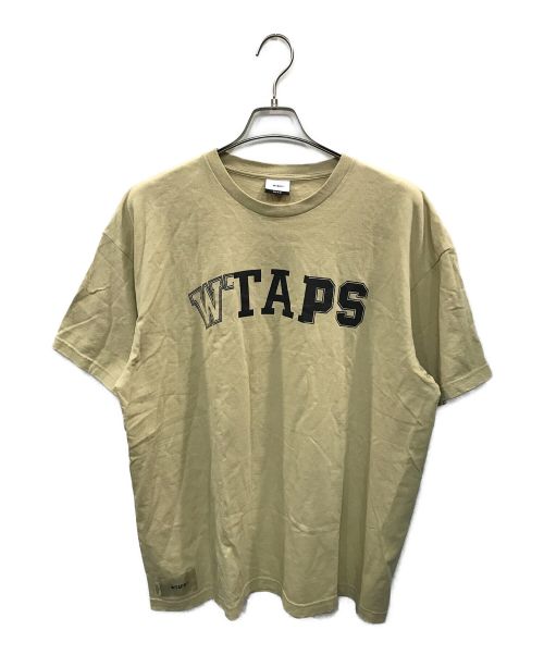 WTAPS（ダブルタップス）WTAPS (ダブルタップス) ロゴプリントT ベージュ サイズ:X03の古着・服飾アイテム