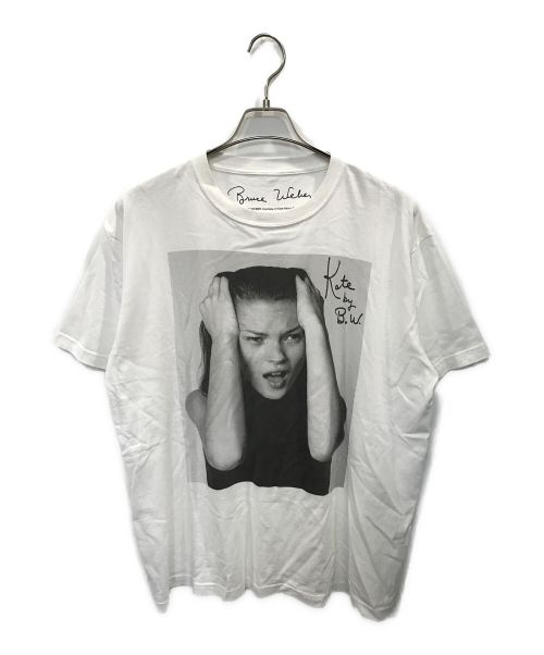 Bruce Weber（ブルース・ウェバー）BRUCE WEBER (ブルース・ウェバー) BIOTOP (ビオトープ) 10C (テンシー) 10周年記念Photo T-Shirts ホワイト サイズ:XLの古着・服飾アイテム