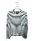 THE BEATLES COMME des GARCONS（ザ ビートルズ コムデギャルソン）の古着「Stripe Long Sleeve T-Shirt」｜グリーン