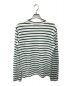 THE BEATLES COMME des GARCONS (ザ ビートルズ コムデギャルソン) Stripe Long Sleeve T-Shirt グリーン サイズ:L：3980円