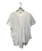 COMME des GARCONSコムデギャルソン）の古着「ホールカットS/STシャツ」｜ホワイト