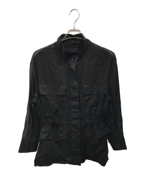 ADORE（アドーア）ADORE (アドーア) シアーボイルジャケット ブラック サイズ:38の古着・服飾アイテム