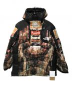THE NORTH FACE×SUPREMEザ ノース フェイス×シュプリーム）の古着「22AW 800-Fill DOWN Half ZIP Hooded Pullover Jacket」｜ブラック×ブラウン